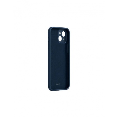 Чехол защитный Baseus Liquid Silica Gel Protective Case для iPhone 13, синий - фото 8