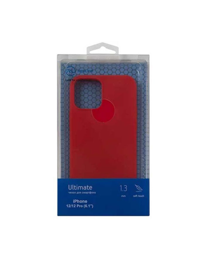 Чехол защитный Red Line Ultimate для iPhone 12/12 Pro (6.1), красный УТ000021880 чехол защитный red line ultimate для iphone 12 mini 5 4 зеленый ут000022218