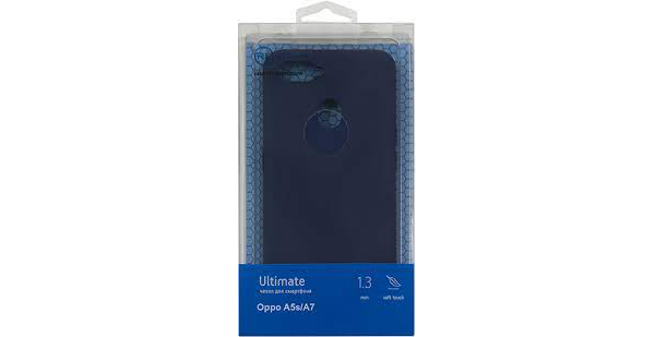 Чехол защитный Red Line Ultimate для Oppo A5s/A7, синий УТ000022298