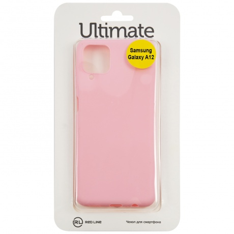 Чехол защитный Red Line Ultimate для Samsung Galaxy A12, розовый УТ000023605 - фото 1