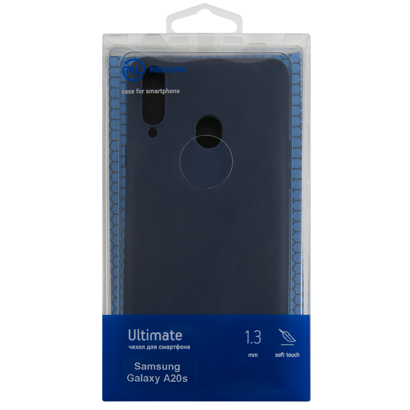 Чехол защитный Red Line Ultimate для Samsung Galaxy A20s, синий УТ000018639