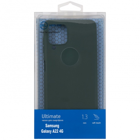 Чехол защитный Red Line Ultimate для Samsung Galaxy A22 4G, зеленый УТ000025030 - фото 1