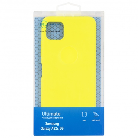 Чехол защитный Red Line Ultimate для Samsung Galaxy A22s 5G, желтый УТ000026535 - фото 1