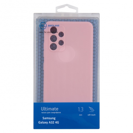 Чехол защитный Red Line Ultimate для Samsung Galaxy A32 4G, розовый УТ000024008 - фото 1
