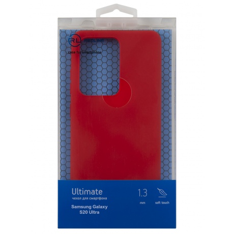 Чехол защитный Red Line Ultimate для Samsung Galaxy S20 Ultra, красный УТ000022433 - фото 1