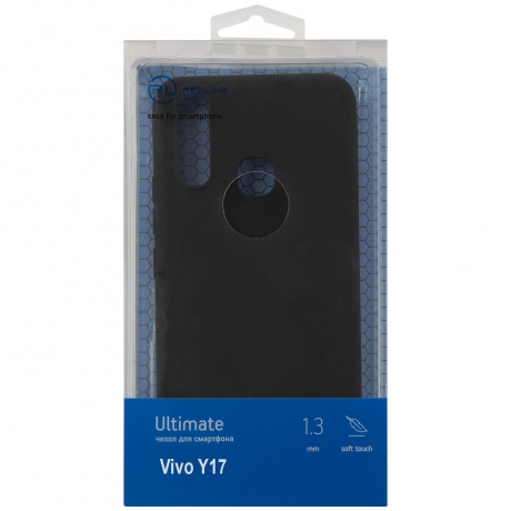 Чехол защитный Red Line Ultimate для Vivo Y17, черный УТ000019008 - фото 1