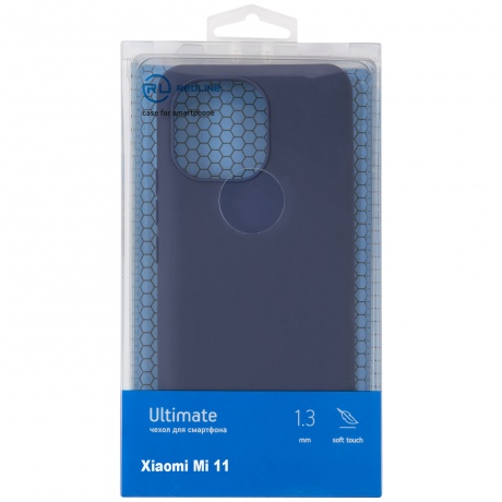 Чехол защитный Red Line Ultimate для Xiaomi Mi 11, синий УТ000025501 - фото 1