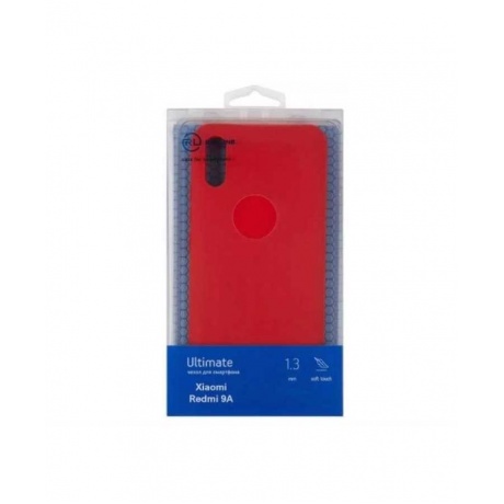 Чехол защитный Red Line Ultimate для Xiaomi Redmi 9A, красный УТ000022547 - фото 1