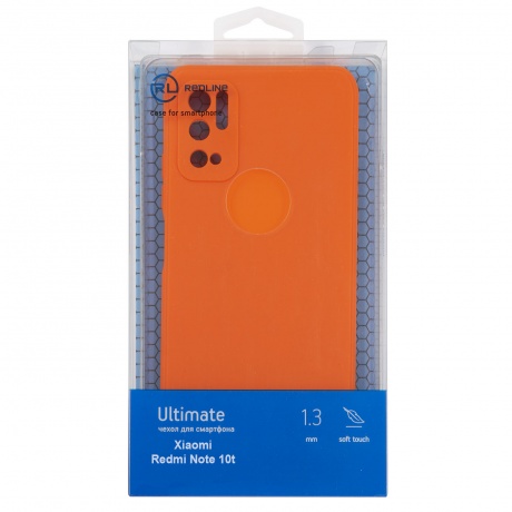 Чехол защитный Red Line Ultimate для Xiaomi Redmi Note 10t, оранжевый УТ000026519 - фото 1