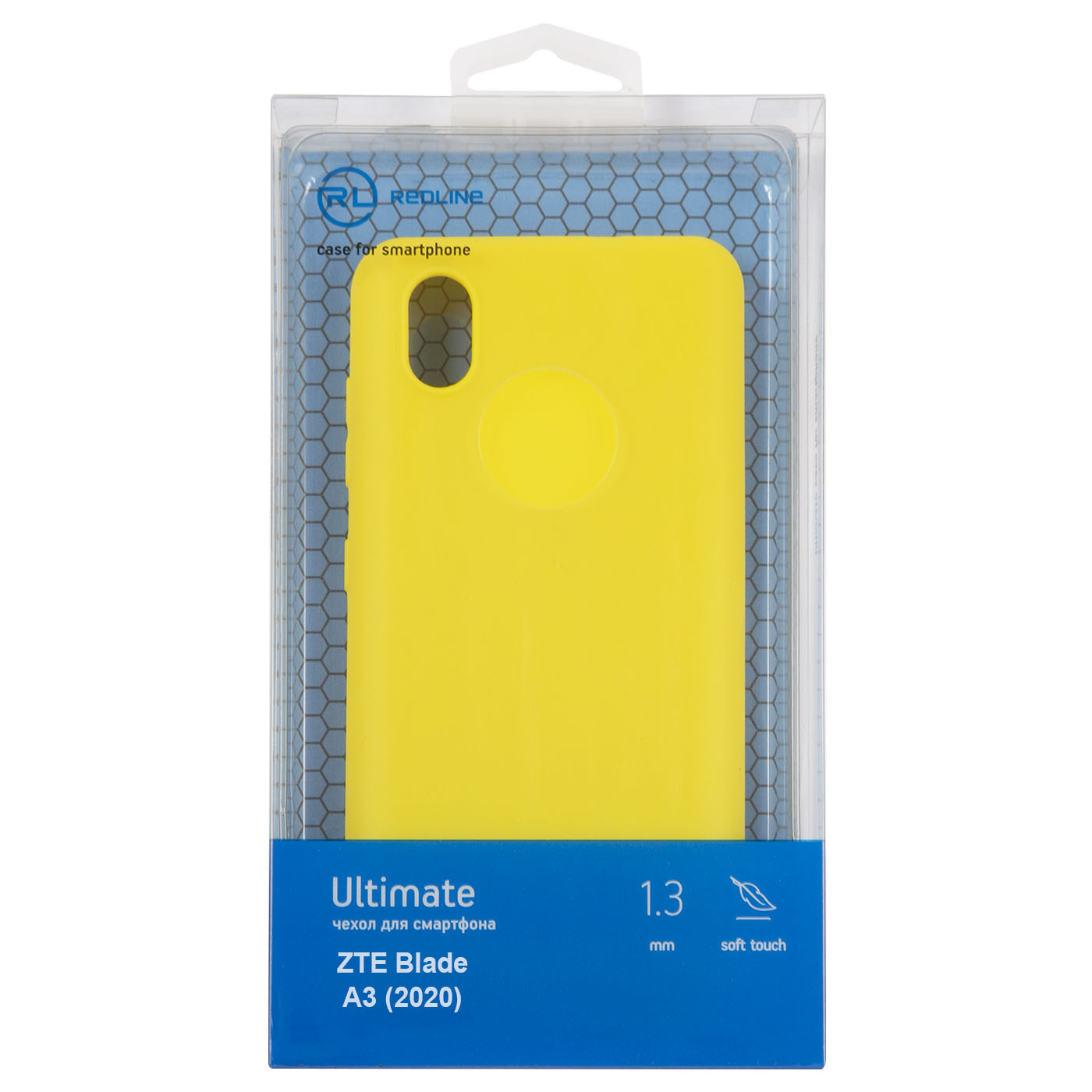 Чехол защитный Red Line Ultimate для ZTE Blade A3 (2020), желтый УТ000026585 чехол накладка чехол для телефона krutoff clear case хаги ваги желтый для zte blade a5 2020