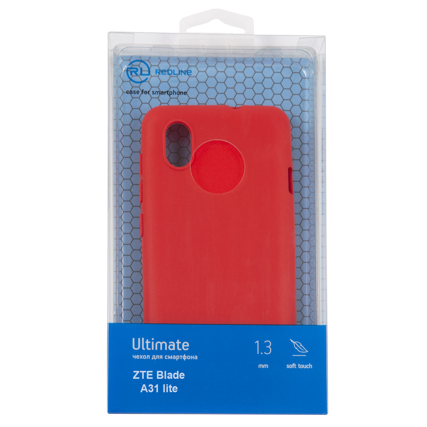 Чехол защитный Red Line Ultimate для ZTE Blade A31 lite, красный УТ000026610