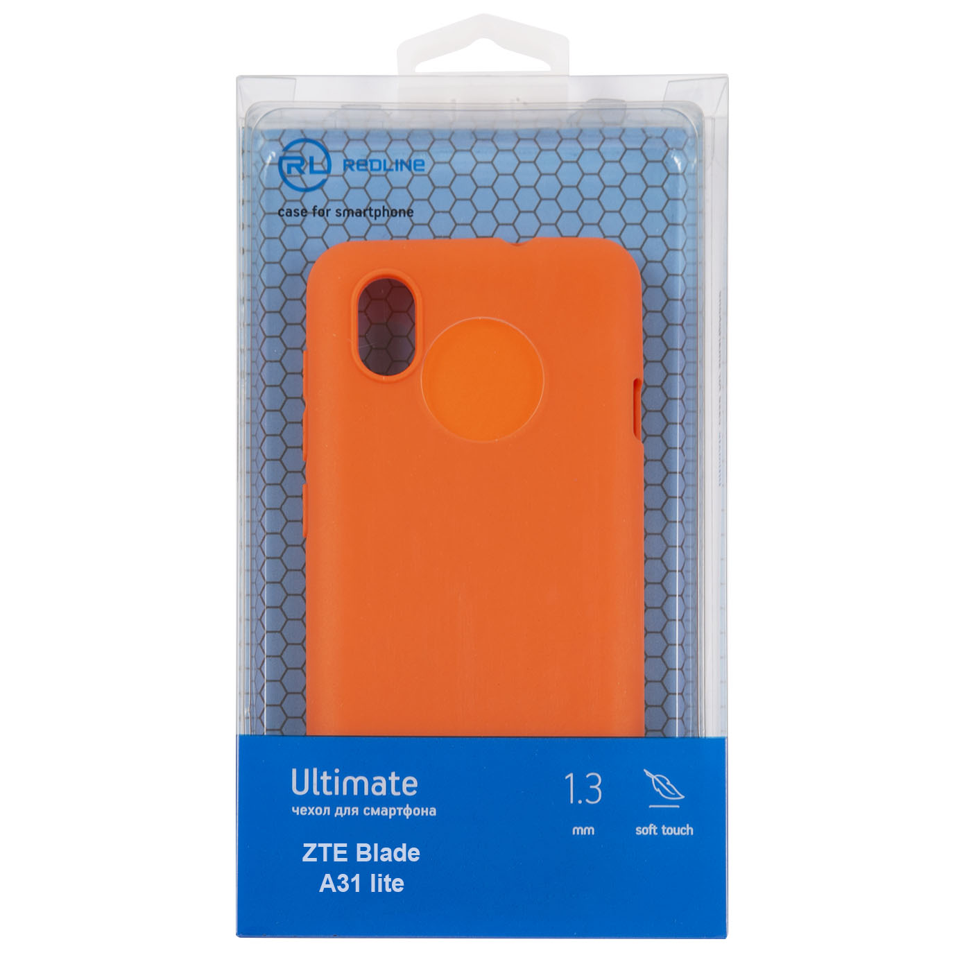 Чехол защитный Red Line Ultimate для ZTE Blade A31 lite, оранжевый УТ000026611