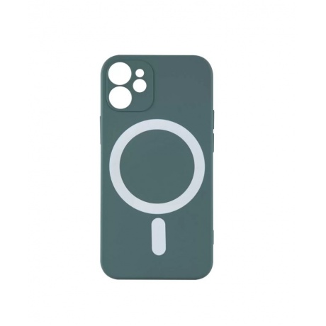 Чехол накладка Barn&amp;Hollis для iPhone 12 mini, для magsafe, зеленая - фото 1