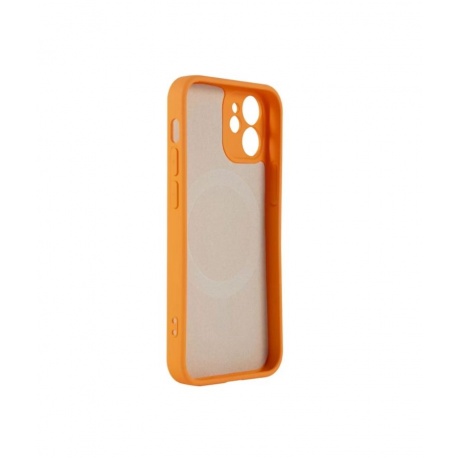 Чехол накладка Barn&amp;Hollis для iPhone 12 mini, для magsafe, оранжевая - фото 3