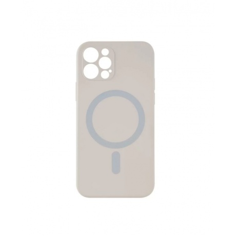 Чехол накладка Barn&amp;Hollis для iPhone 12 Pro, для magsafe, бежевая - фото 1