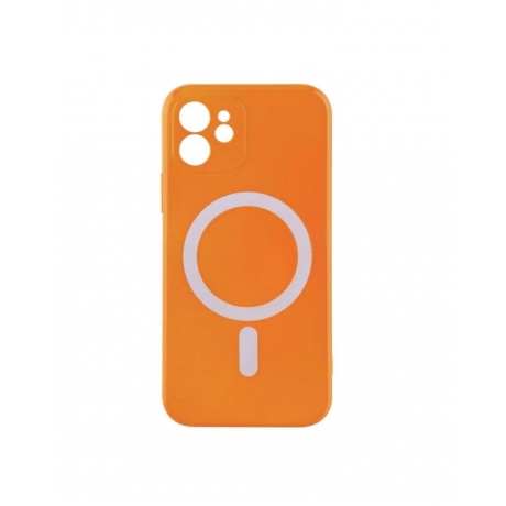 Чехол накладка Barn&amp;Hollis для iPhone 12, для magsafe, оранжевая - фото 1