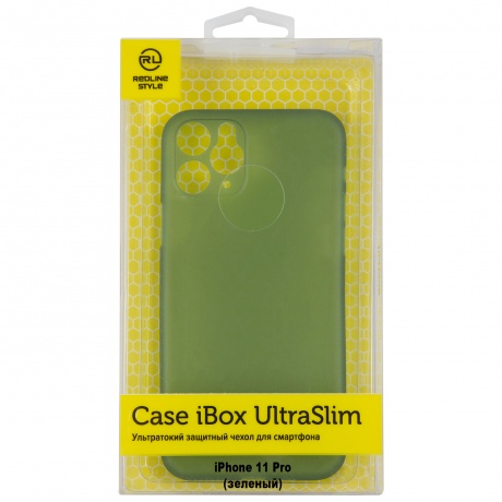 Чехол накладка iBox UltraSlim для Apple iPhone 11 Pro (зеленый) - фото 1
