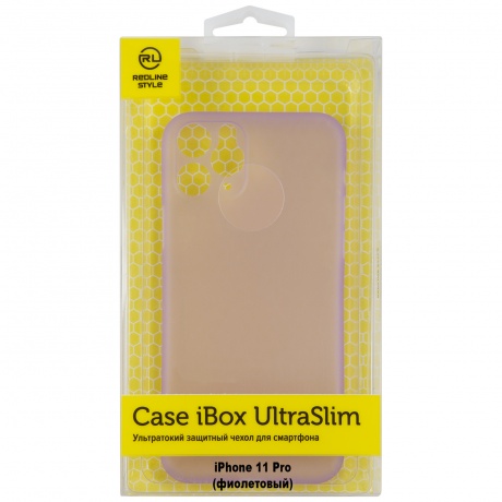 Чехол накладка iBox UltraSlim для Apple iPhone 11 Pro (фиолетовый) - фото 1