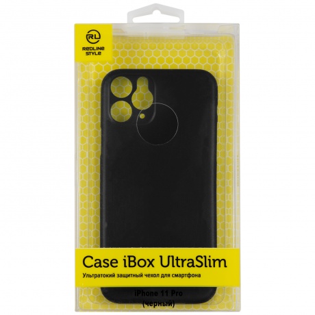 Чехол накладка iBox UltraSlim для Apple iPhone 11 Pro (черный) - фото 1