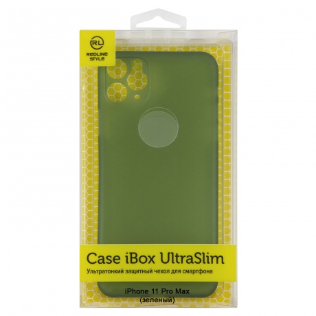 Чехол накладка iBox UltraSlim для Apple iPhone 11 Pro Max (зеленый) - фото 1