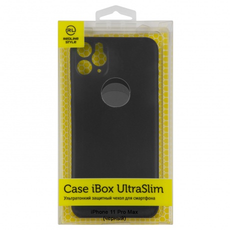 Чехол накладка iBox UltraSlim для Apple iPhone 11 Pro Max (черный) - фото 1
