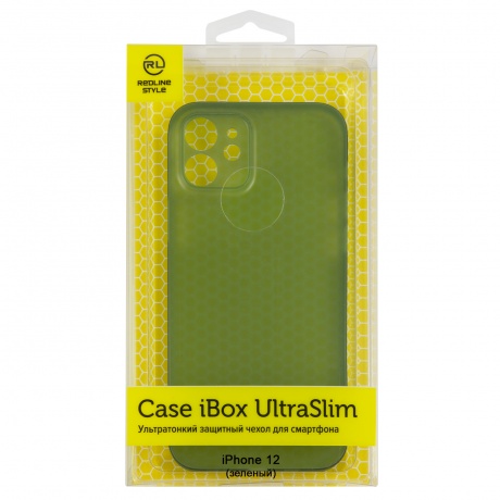 Чехол накладка iBox UltraSlim для Apple iPhone 12 (зеленый) - фото 2