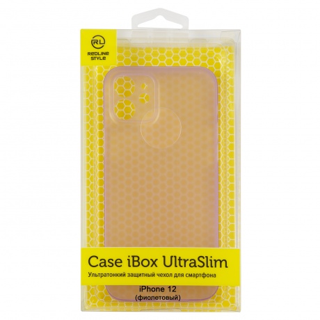 Чехол накладка iBox UltraSlim для Apple iPhone 12 (фиолетовый) - фото 1