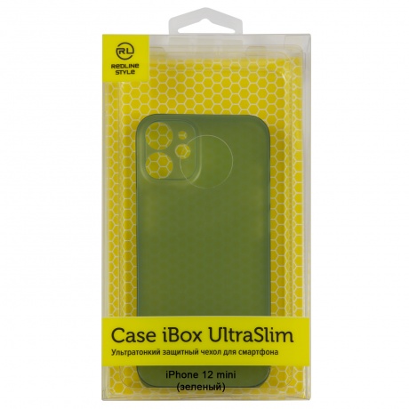 Чехол накладка iBox UltraSlim для Apple iPhone 12 mini (зеленый) - фото 1