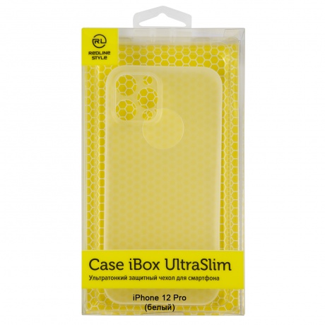 Чехол накладка iBox UltraSlim для Apple iPhone 12 Pro (белый) - фото 1
