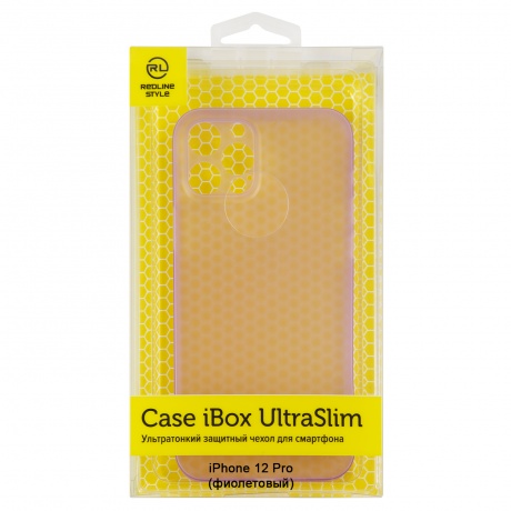 Чехол накладка iBox UltraSlim для Apple iPhone 12 Pro (фиолетовый) - фото 1
