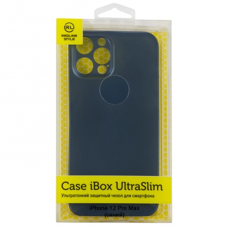Чехол накладка iBox UltraSlim для Apple iPhone 12 Pro Max (синий) - фото 1