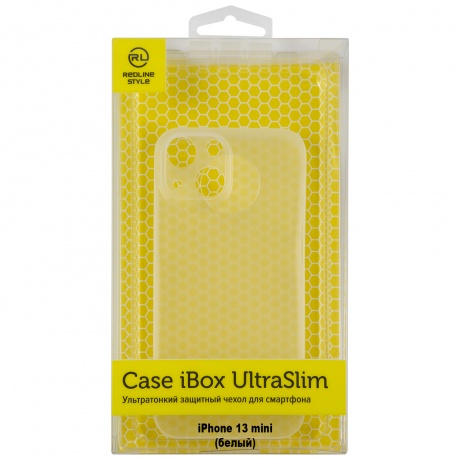 Чехол накладка iBox UltraSlim для Apple iPhone 13 mini (белый) - фото 1