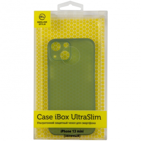 Чехол накладка iBox UltraSlim для Apple iPhone 13 mini (зеленый) - фото 1