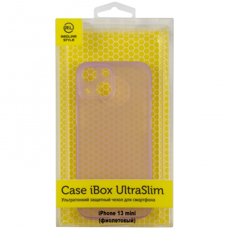 Чехол накладка iBox UltraSlim для Apple iPhone 13 mini (фиолетовый) - фото 1