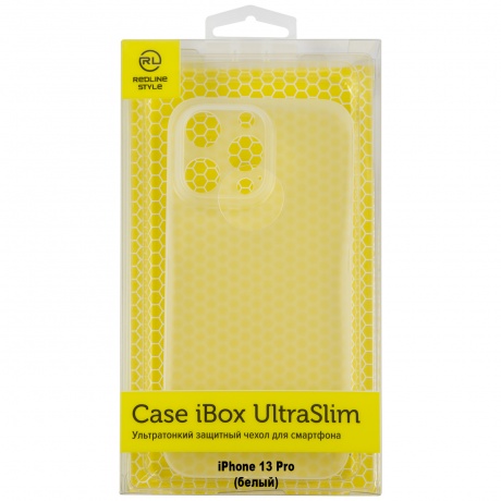 Чехол накладка iBox UltraSlim для Apple iPhone 13 Pro (белый) - фото 1