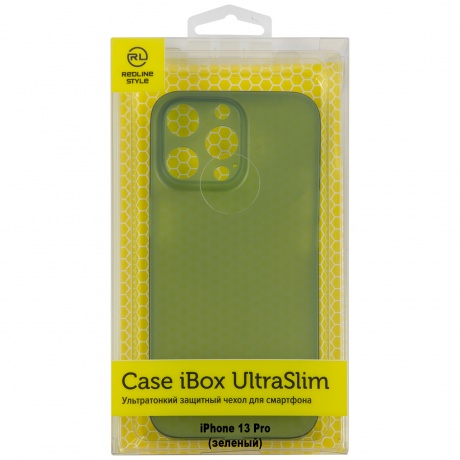 Чехол накладка iBox UltraSlim для Apple iPhone 13 Pro (зеленый) - фото 1
