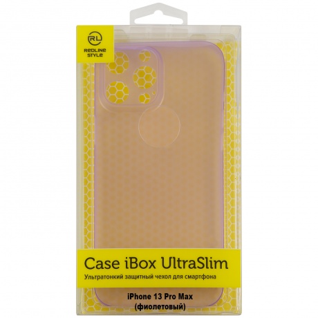 Чехол накладка iBox UltraSlim для Apple iPhone 13 Pro Max (фиолетовый) - фото 1