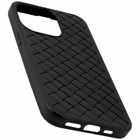 Чехол накладка UNBR?KE braided case для iPhone 13 Pro, черная - фото 3