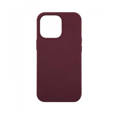 Чехол накладка UNBROKE liquid silicone case MagSafe support для iPhone 13 Pro, винная - фото 2