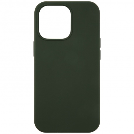 Чехол накладка UNBR?KE liquid silicone case MagSafe support для iPhone 13 Pro, зеленая - фото 2