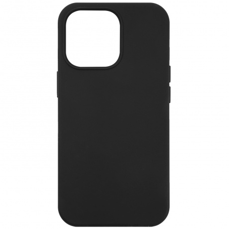 Чехол накладка UNBR?KE liquid silicone case MagSafe support для iPhone 13 Pro, черная - фото 2