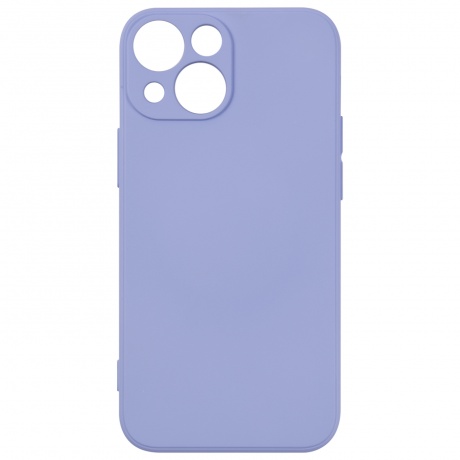 Чехол накладка UNBR?KE liquid silicone case with camera protection для iPhone 13 mini, фиолетовая - фото 2