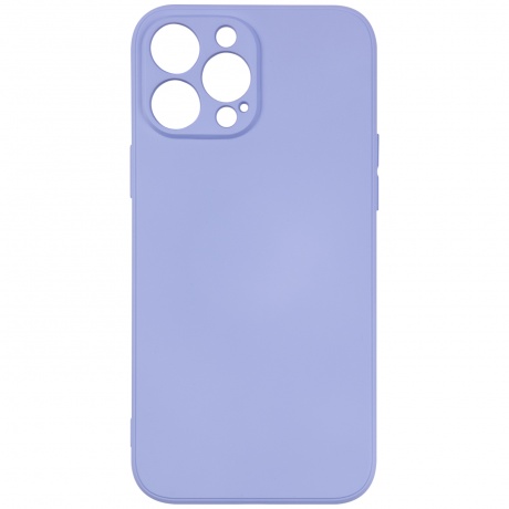 Чехол накладка UNBR?KE liquid silicone case with camera protection для iPhone 13 Pro Max, фиолетовая - фото 2