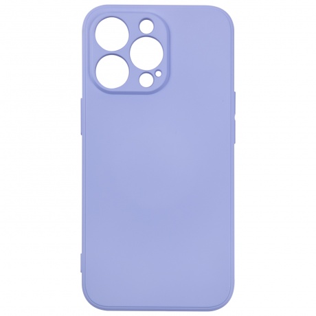 Чехол накладка UNBR?KE liquid silicone case with camera protection для iPhone 13 Pro, фиолетовая - фото 2