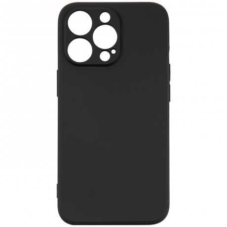 Чехол накладка UNBR?KE liquid silicone case with camera protection для iPhone 13 Pro, черная - фото 2