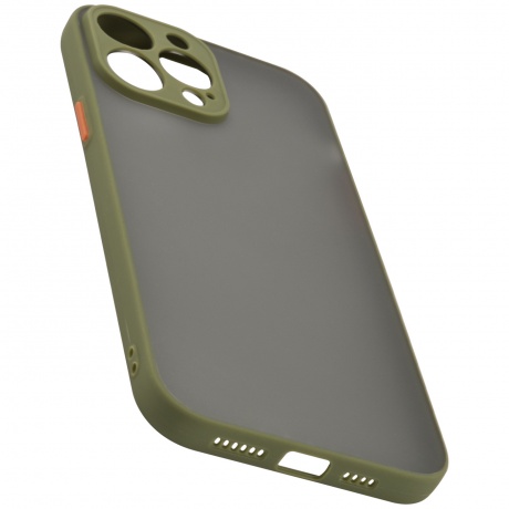 Чехол накладка UNBR?KE matt&amp;color case with camera protection для iPhone 13 Pro Max, мятная - фото 2