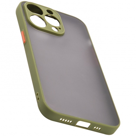 Чехол накладка UNBR?KE matt&amp;color case with camera protection для iPhone 13 Pro, мятная - фото 2