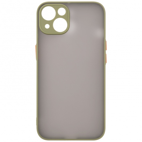 Чехол накладка UNBR?KE matt&amp;color case with camera protection для iPhone 13, мятная - фото 1