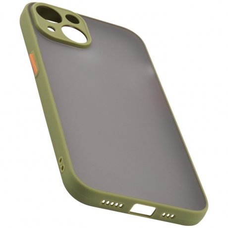 Чехол накладка UNBR?KE matt&amp;color case with camera protection для iPhone 13, мятная - фото 2