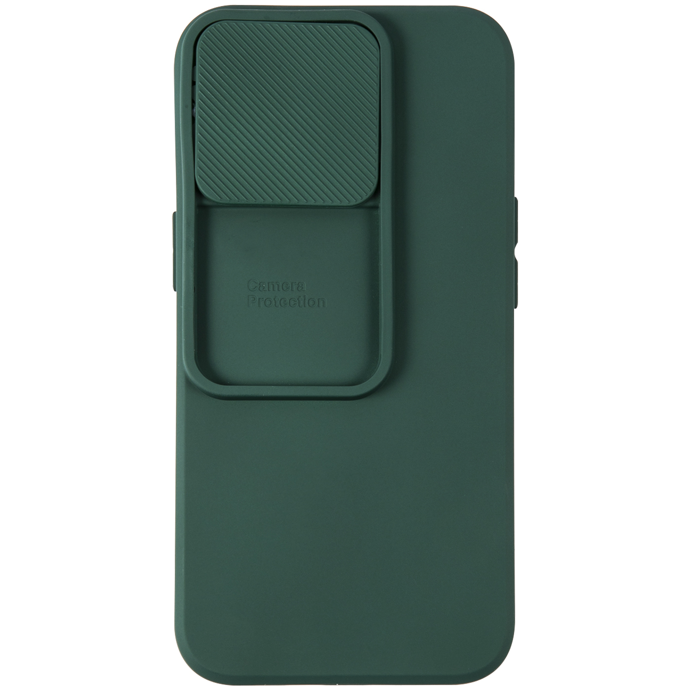 Чехол накладка UNBR?KE soft case with camera slider для iPhone 13 Pro, зеленая - фото 2